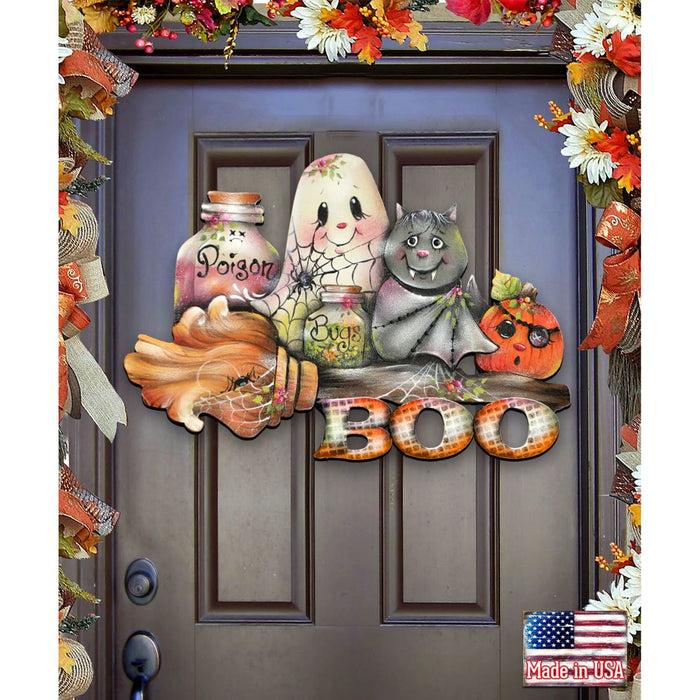 Brunhilda's Broom! Halloween Door Decor by Jamie Mills-Price - Halloween Decor - 8457411H