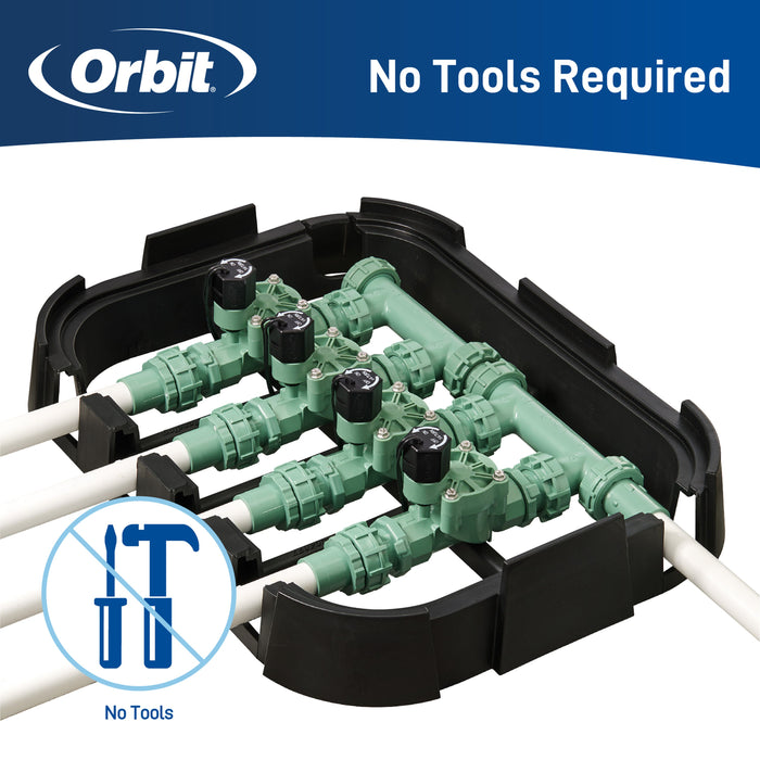 3-Valve Preassembled Manifold with HDPE Adapters 91207
