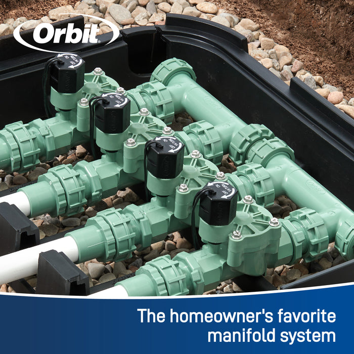 3-Valve Preassembled Manifold with HDPE Adapters 91207