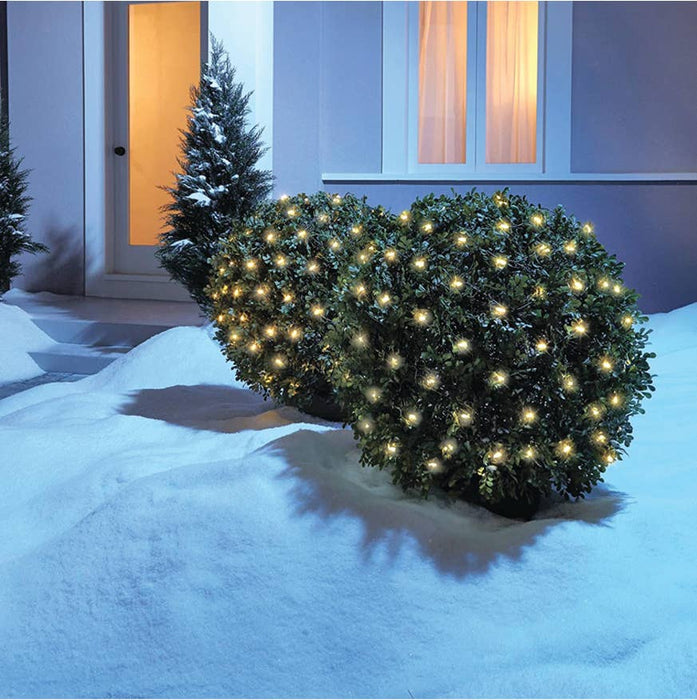100 LED Net String Lights - Warm White | Perfect Holiday