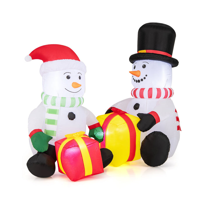 5 Feet  Inflatable Snowmen Christmas Decor