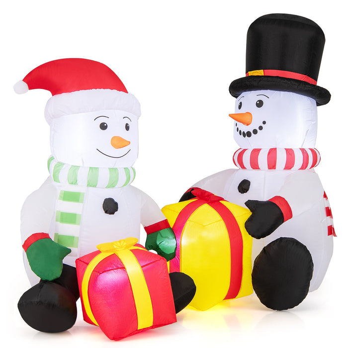 5 Feet  Inflatable Snowmen Christmas Decor