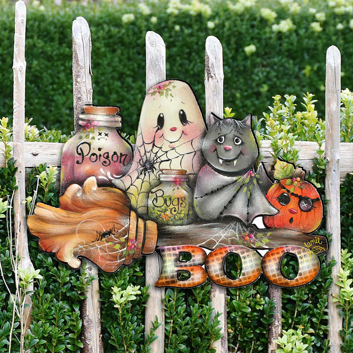 Brunhilda's Broom! Halloween Door Decor by Jamie Mills-Price - Halloween Decor - 8457411H