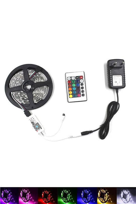 Perfect Holiday 16ft RGB Flexible LED Strip Light Kit – Waterproof