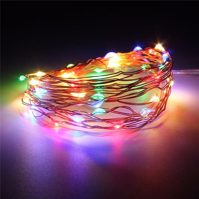 100 LED String Light Copper Wire - Multicolor
