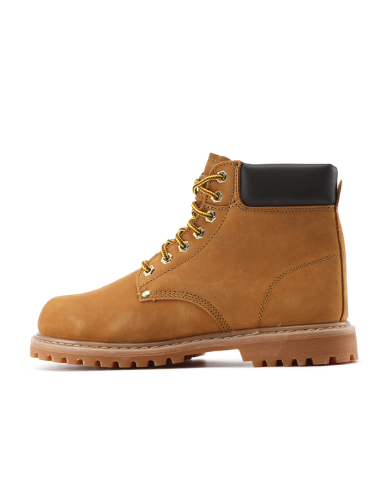 Kiwi Premium Wheat Nubuck 6" Water Resistant Work Boots