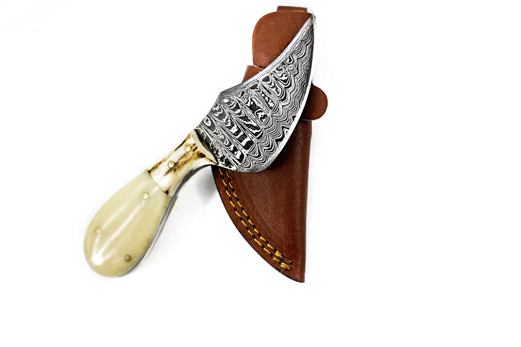 Premium Damascus Steel Skinning Knife TD-043