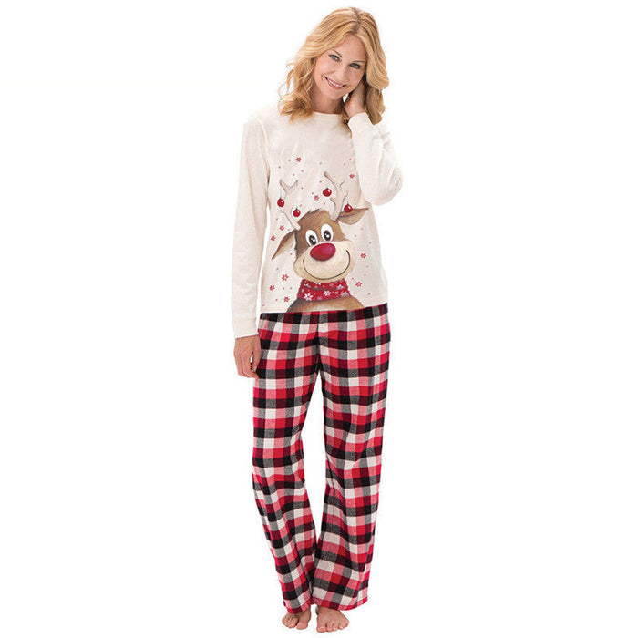 Fashionable Parent and Child Christmas Pajama Sets
