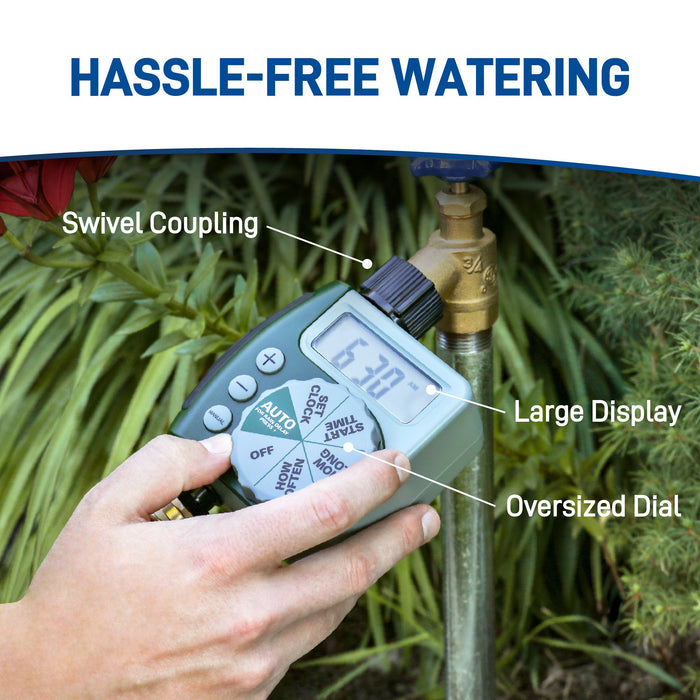 1-Outlet Programmable Hose Faucet Timer | Retail Packaging | 62061