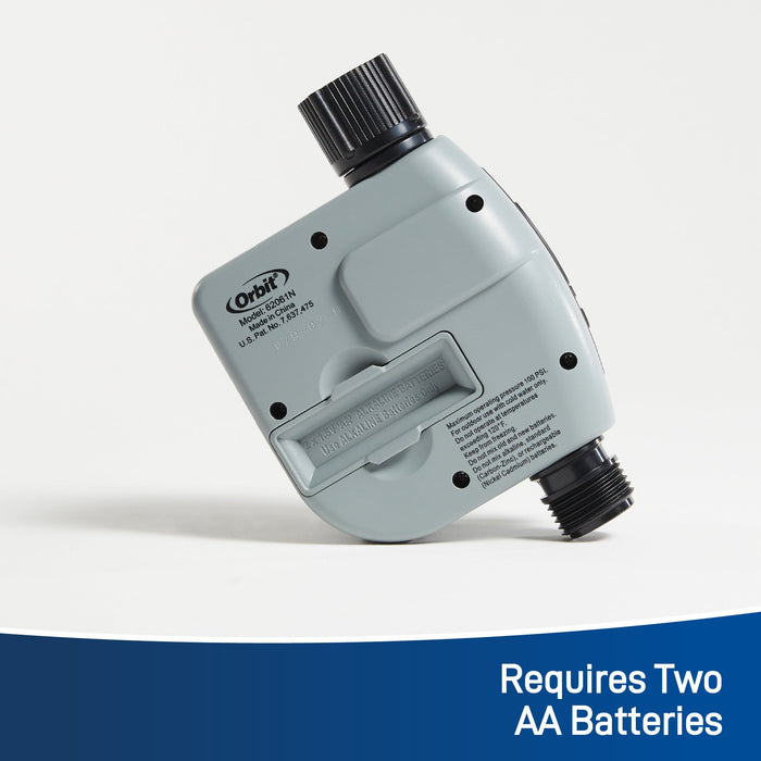 1-Outlet Programmable Hose Faucet Timer | Retail Packaging | 62061