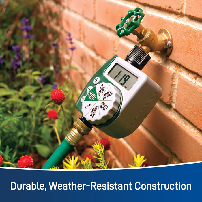 1-Outlet Programmable Hose Faucet Timer | Retail Packaging | 62061