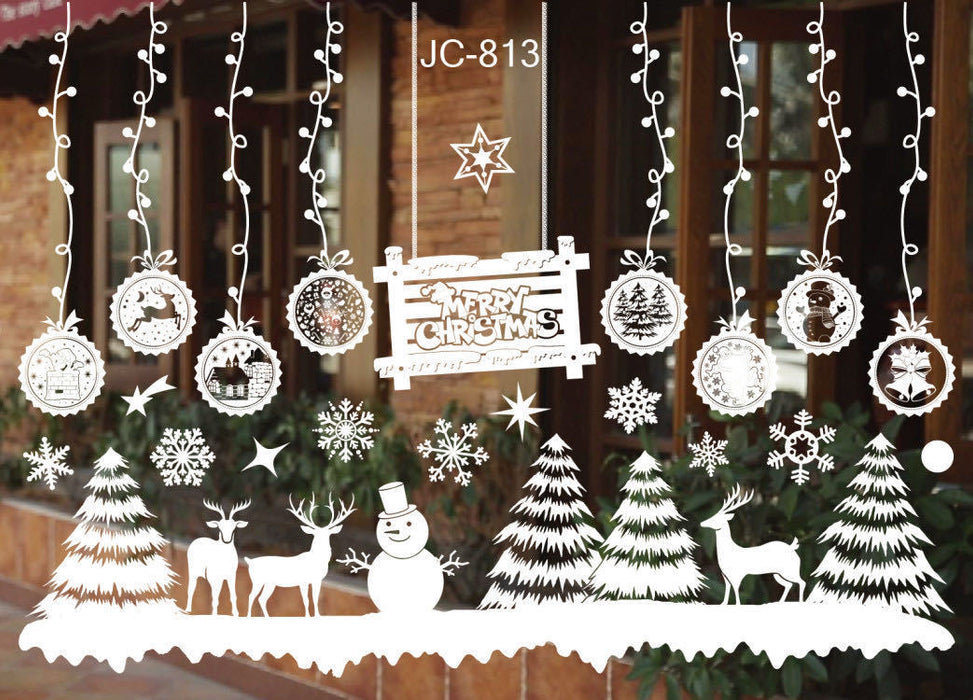 Christmas Decorations Window Clings