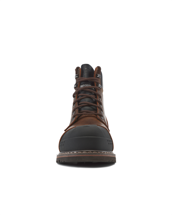 Kiwi Brown Crazy Horse 6" Composite Toe Work Boots [69100]