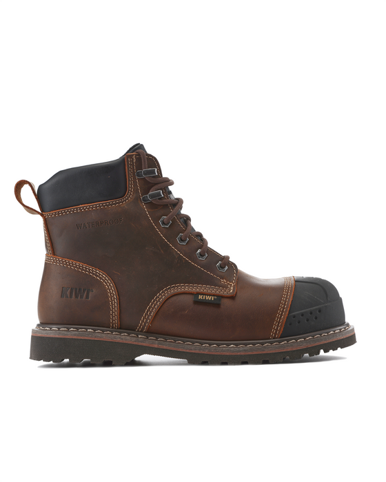Kiwi Brown Crazy Horse 6" Composite Toe Work Boots [69100]