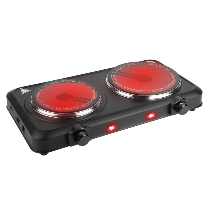 2000W Electric Infrared Dual Burner Portable Heating Hot Plate