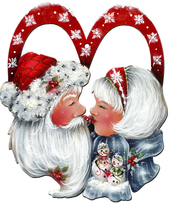 Merry Kissmas! Holiday Door Decor by Jamie Mills-Price