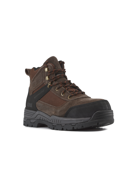 Kiwi Trek Brown Suede/Nylon 5" Steel Toe Water Resistant Work Boots [63400]