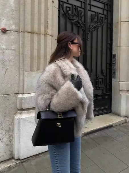 Faux Fur Women's Coat