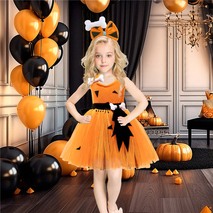 Halloween Party Girl Dress Costume