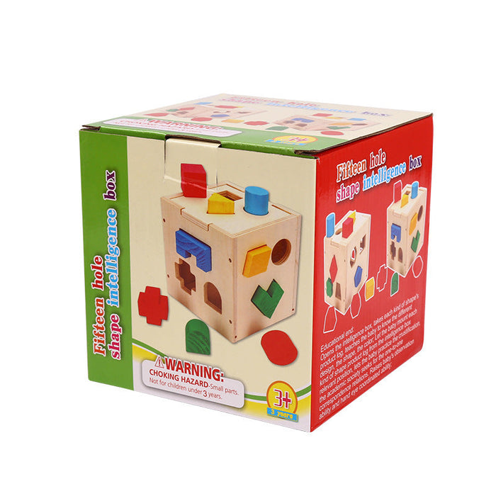 Wooden Shape Sorter Toy for Toddlers (Ages 1–3)