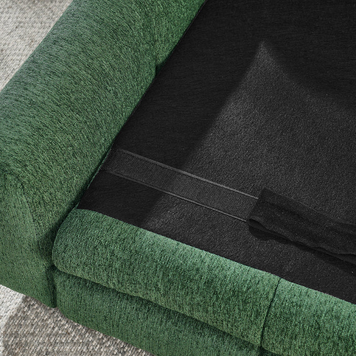 Soft and Comfortable Pet Bed for Big and Oversized Dogs - Olive Green