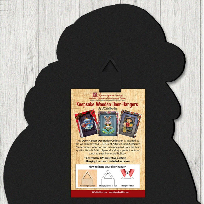 Spooky Halloween Cat Door Decor by Laura Seeley -  Halloween Decor