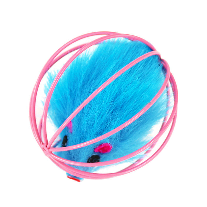 Caged Mouse Cat Toy