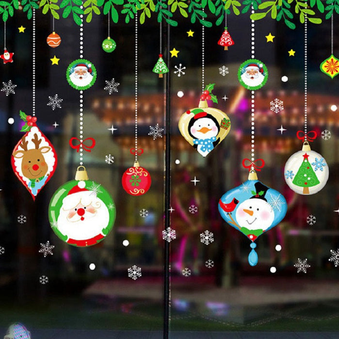 Christmas Decorations Window Clings