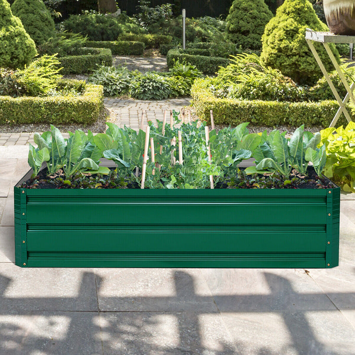 40 Inch Patio Raised Garden Bed Vegetable Flower Planter