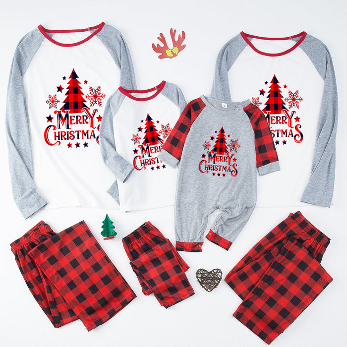 Parent and Children Christmas Matching Pajama Set