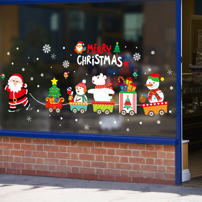 Christmas Decorations Window Clings