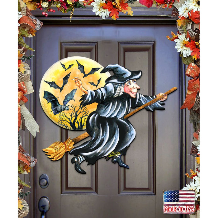 Witch Halloween Door Decor by G. DeBrekht -  Halloween Decor - 8114011H