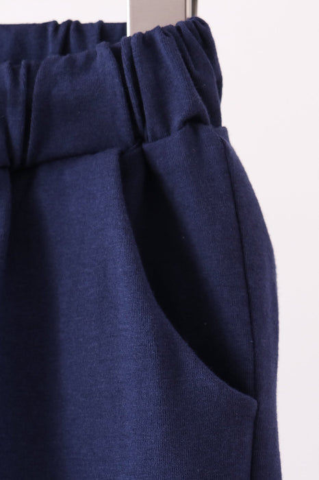 Kids Navy Drawstring Jogger