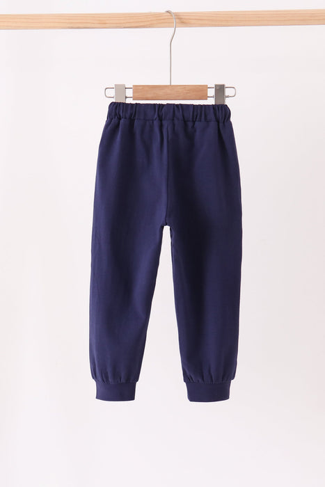 Kids Navy Drawstring Jogger
