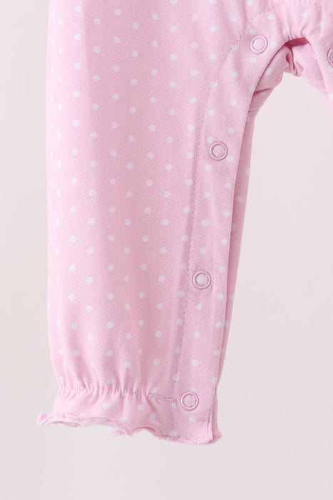 Pink Christmas Tree & Gingerbread Baby Romper