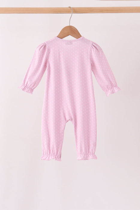 Pink Christmas Tree & Gingerbread Baby Romper