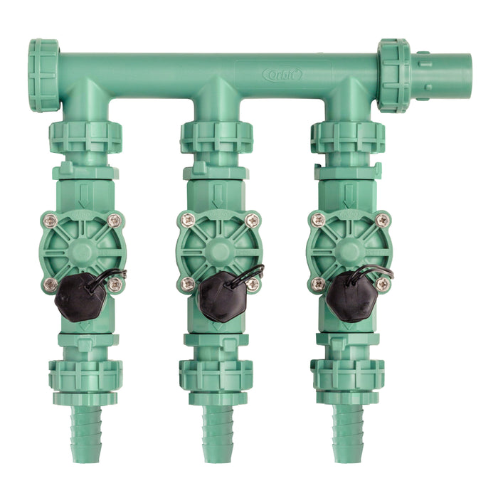 3-Valve Preassembled Manifold with HDPE Adapters 91207