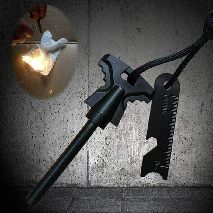 Flint Steel Striker Ferro Rod Waterproof (Fire Starter)