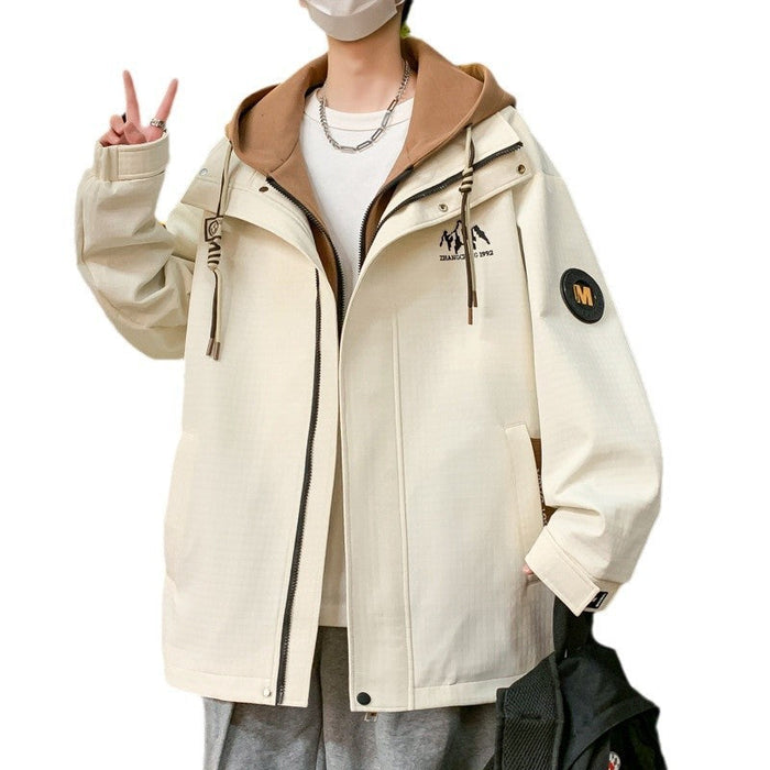 Boys' Mock Two-Piece Windproof Coat