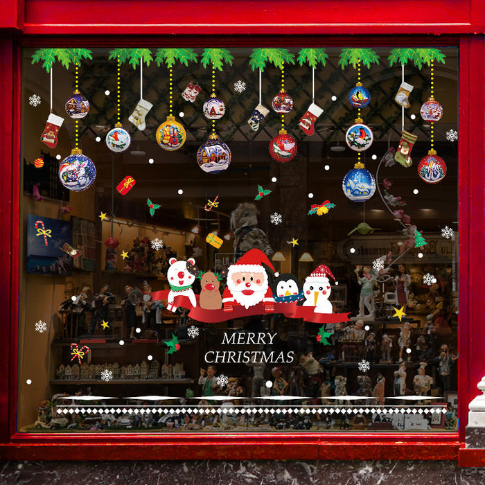Christmas Decorations Window Clings