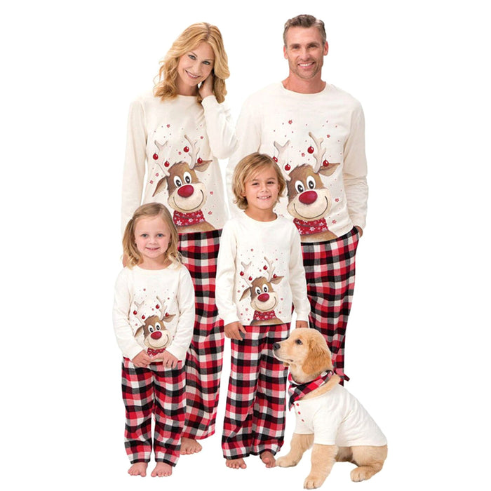 Fashionable Parent and Child Christmas Pajama Sets