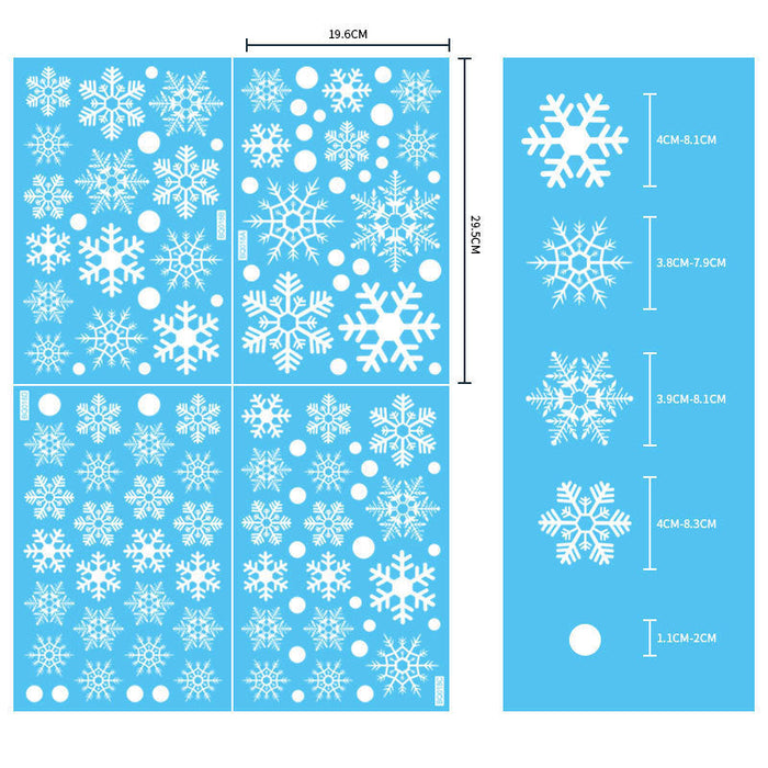 Christmas Themed Window Cling Set