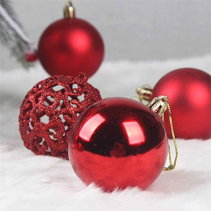 100-Piece Shatterproof Christmas Bauble Ornament Set