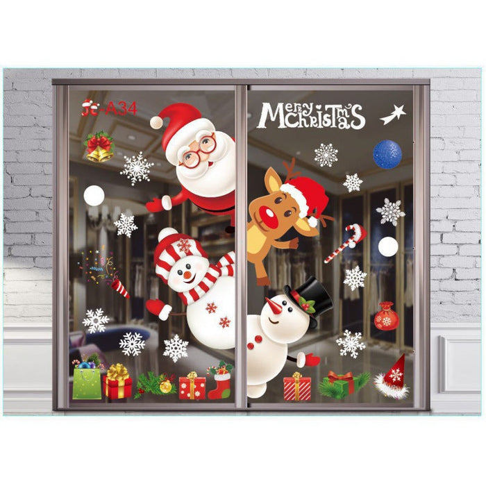 Christmas Decorations Window Clings