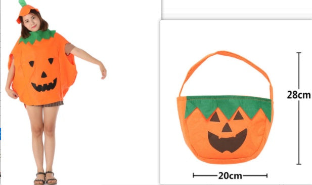 Halloween Pumpkin Child and Adult Costumes