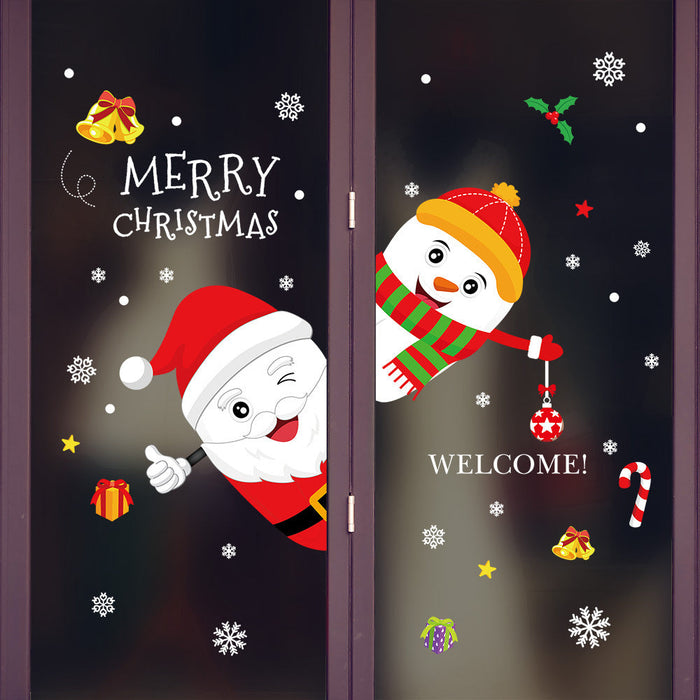 Christmas Decorations Window Clings