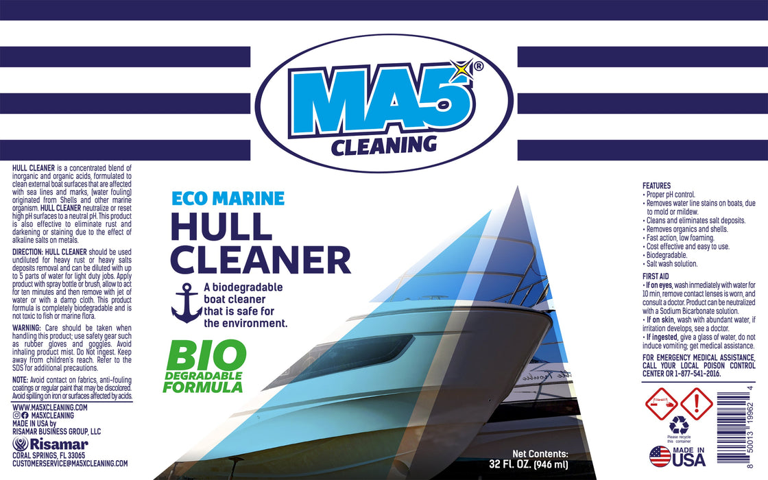 MA5X Boat Hull Cleaner - Marine Stain & Rust Remover