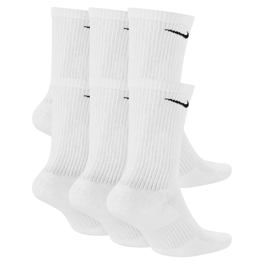 Nike 6-Pack Cushioned Crew Socks - White