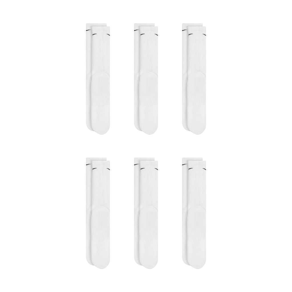 Nike 6-Pack Cushioned Crew Socks - White