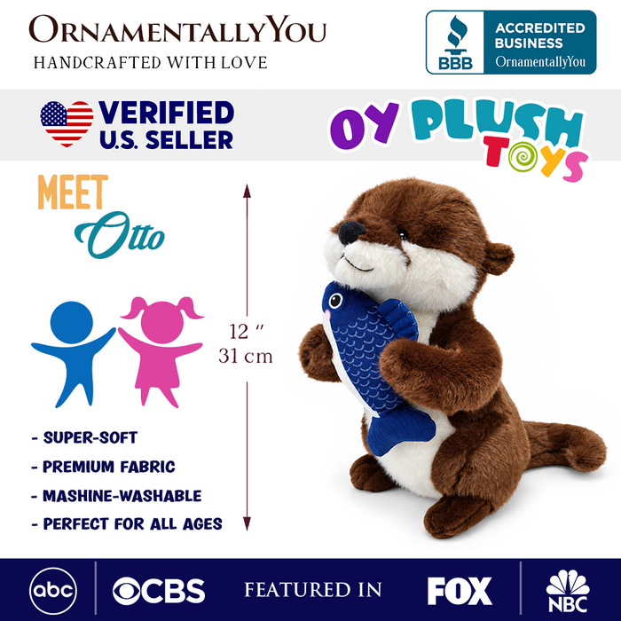Otto the Otter Plush Toy for Kids